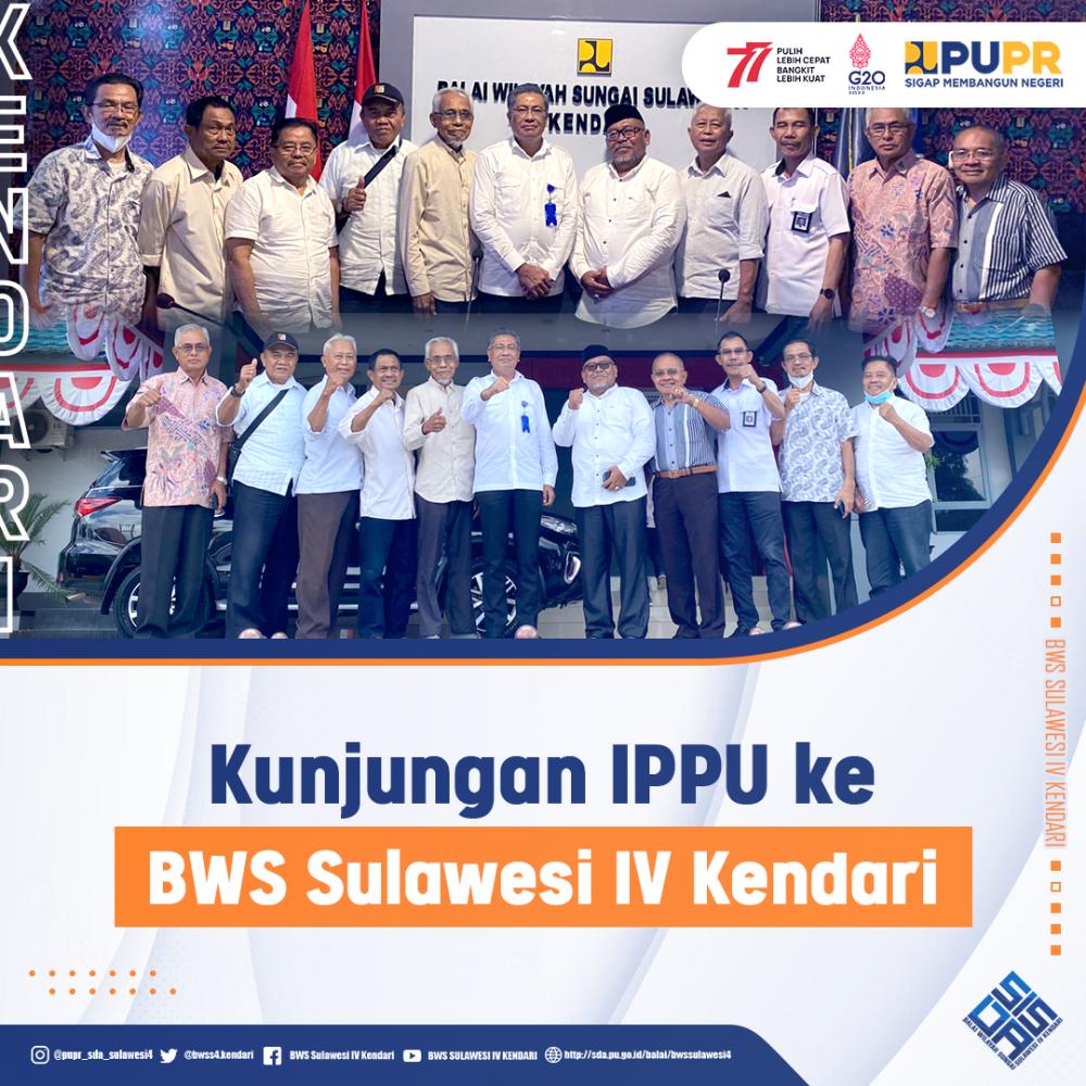 Kunjungan IPPU ke BWS Sulawesi IV Kendari